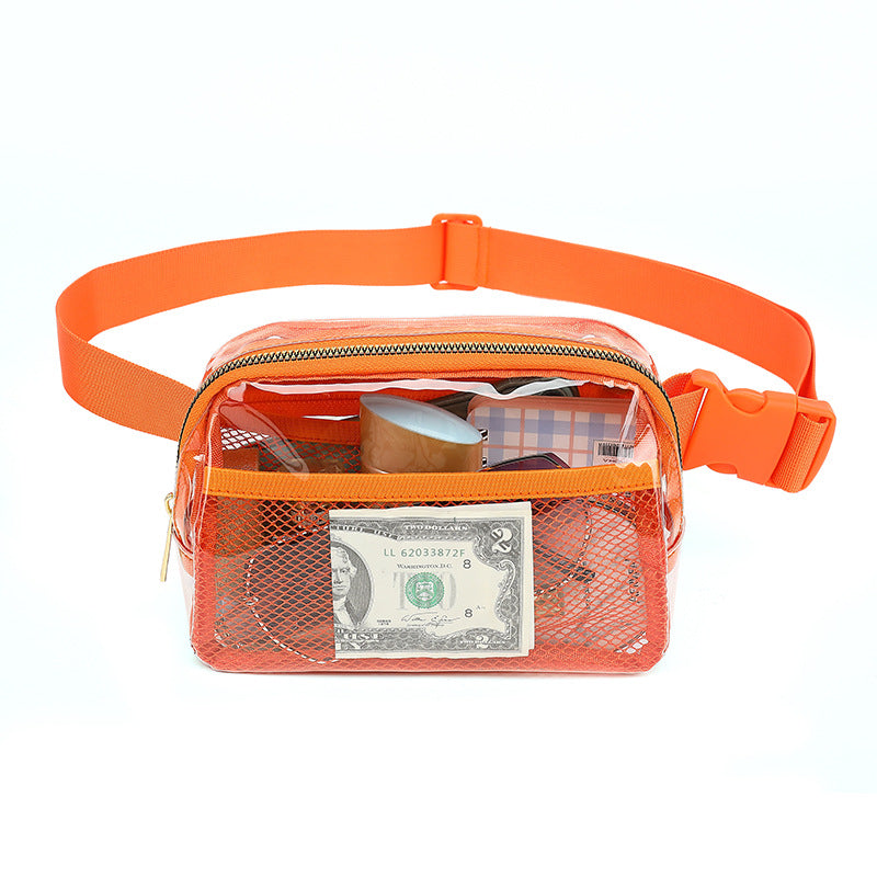 Wholesale Waist bag nylon waterproof chest bag outdoor sports running mobile phone bag versatile crossbody men and women
